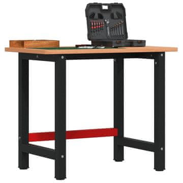 Vidaxl Radni stol 100x60x81,5 cm Pravokutni Masivni bukov drvo