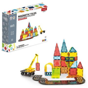 Magnetic Tiles Magnetski set za gradnju Dream Builder 60 dijelova - Magnetne pločice