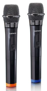 LENCO MCW-020BK - set od 2 dinamička bežična mikrofona