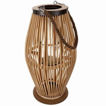 slomart RUHHY Lampion od ratana i bambusa 24282, veliki