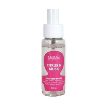 Mr&Mrs Fragrance Osvježivač zraka za automobil Cesare Spray Citrus & Musk