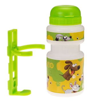 Dječja biciklistička boca ONE Smile 250 ml zelena