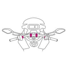 LAMPA Montaža na motocikl za futrolu pametnog telefona M6 OPTI SCREW