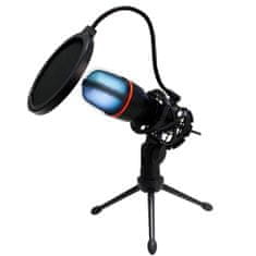 EVEON BM-3000 USB studijski mikrofon, crni