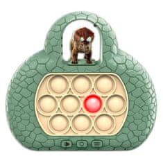 MG Pop It Triceratops interaktivna igračka za djecu, zeleno