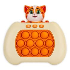 MG Pop It Cat interaktivna igračka za djecu, zarančasta