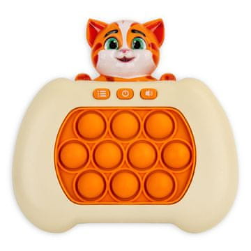 MG Pop It Cat interaktivna igračka za djecu, zarančasta