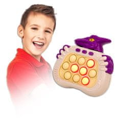 MG Pop It Dino interaktivna igračka za djecu, ljubičasta