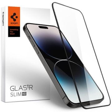 Spigen Glas.Tr Slim Full Cover zaštitno staklo za iPhone 14 Pro, crno