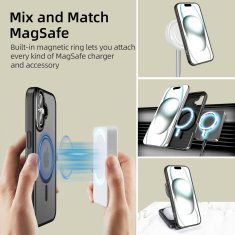 Tech-protect MagEdge MagSafe maska za iPhone 16, crno