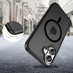 Tech-protect MagEdge MagSafe maska za iPhone 16, crno