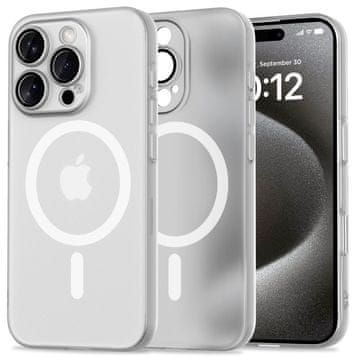 Tech-protect MagSlime MagSafe maska za iPhone 16 Pro, bijela