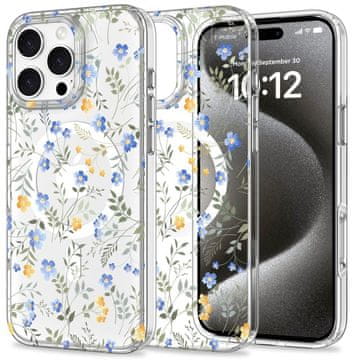 Tech-protect Magmood MagSafe maska za iPhone 16 Pro Max, spring flowers