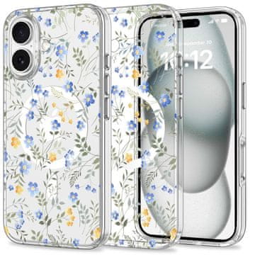 Tech-protect Magmood MagSafe maska za iPhone 16, spring flowers