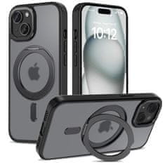 Tech-protect Magring MagSafe maska za iPhone 15, crno