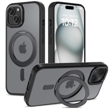 Tech-protect Magring MagSafe maska za iPhone 15, crno