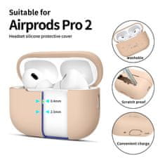 Tech-protect Silicone maska za Apple AirPods Pro 1 / 2, smeda