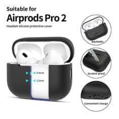 Tech-protect Silicone maska za Apple AirPods Pro 1 / 2, crno