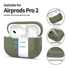 Tech-protect Silicone maska za Apple AirPods Pro 1 / 2, zeleno