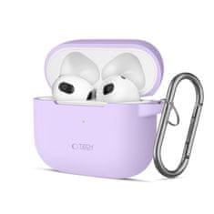 Tech-protect Silicone Hook maska za Apple AirPods 3, ljubičasta