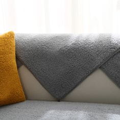 HOME & MARKER® Mekana, plišana navlaka za kauč i jastuke, zaštita sofe, periva i protuklizna, univerzalna | SOFTOPIA