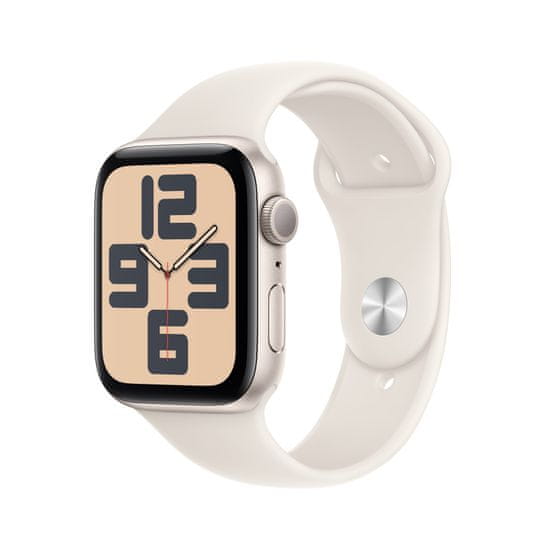 Apple Watch SE2 v3 pametni sat, 40mm, bež aluminijsko kućište s bež remenom - M/L (mxeg3qh/a)
