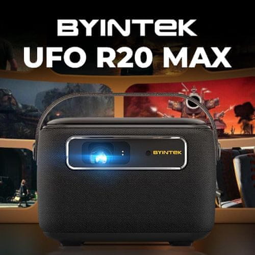  Byintek UFO R20 MAX prijenosni 3D LED DLP projektor, Android