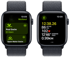Apple Watch SE2 v3 pametni sat, 44mm, sivo aluminijsko kućište sa sivim remenom (mxep3qh/a)