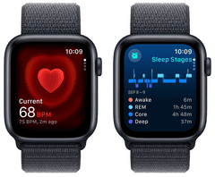 Apple Watch SE2 v3 pametni sat, 44mm, sivo aluminijsko kućište sa sivim remenom (mxep3qh/a)
