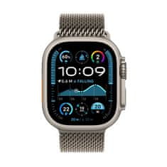 Apple Watch Ultra 2 pametni sat, Cellular, Natural Titanium kućište, Natural Titanium Milanese Loop remen, 49mm, S