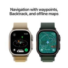 Apple Watch Ultra 2 pametni sat, Cellular, Natural Titanium kućište, Natural Titanium Milanese Loop remen, 49mm, S