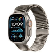 Apple Watch Ultra 2 pametni sat, Cellular, Natural Titanium kućište, Natural Titanium Milanese Loop remen, 49mm, S