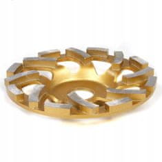 MAR-POL Dijamantna segmentna ploča za brušenje betona dupla L 125×22,2mm