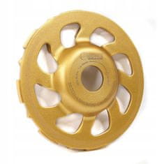 MAR-POL Dijamantna segmentna ploča za brušenje betona dupla L 125×22,2mm