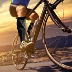 SOLFIT® Unisex kompresijske čarape, 2 para, medicinske čarape za cirkulaciju, vene i sportske aktivnosti | PRESSOSOX, S/M
