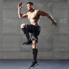 SOLFIT® Unisex kompresijske čarape, 2 para, medicinske čarape za cirkulaciju, vene i sportske aktivnosti | PRESSOSOX, S/M