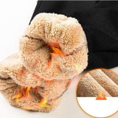 VIVVA® Zimska trenirka, podložena flisom, termo sportska trenirka, otporna na vjetar, udobne hlače | SNUGJOGGERS, S