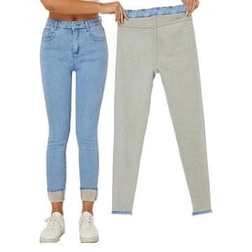 VIVVA® Zimske podložene traperice, termo jeans hlače s flis podstavom, elastične i tople za hladno vrijeme | SNUGJEANS