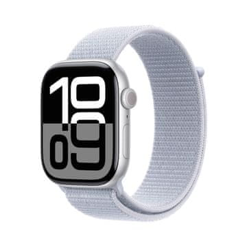 Apple Watch S10 pametni sat, 46mm, srebrno kućište s plavim sportskim remenom (mwwn3qh/a)