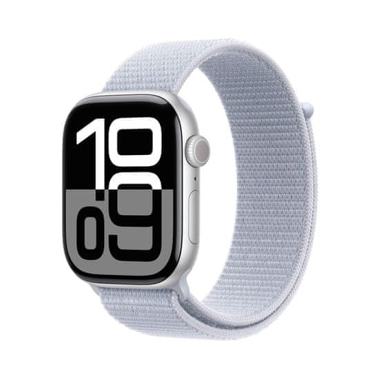 Apple Watch S10 pametni sat, 46mm, srebrno kućište s plavim sportskim remenom (mwwn3qh/a)