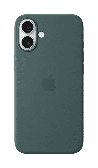 Apple iPhone 16 Plus Silicone Case with MagSafe - Lake Green