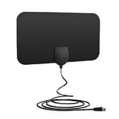 HOME & MARKER® Unutarnja digitalna TV antena s pojačalom signala za DVB-T2 i besplatne HD kanale | SIGNALSURE