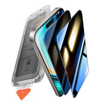 Torras Torras Install Master Privacy Glass za iPhone 16