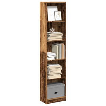 Vidaxl Polica, Staro drvo, 40x24x176 cm, Materijal na bazi drva