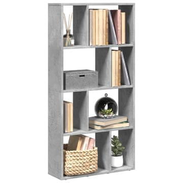 Vidaxl Polica za knjige betonsko-sive boje 60x20x120 cm