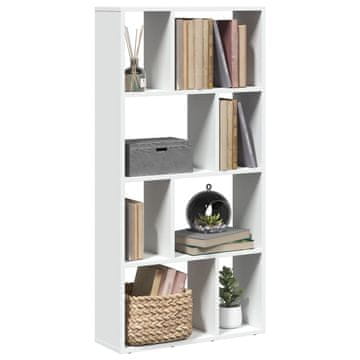 Vidaxl Polica, bijela, 60x20x120 cm, materijal na bazi drva
