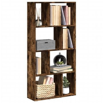 Vidaxl Biblioteka dimljena hrastovina 60x20x120 cm