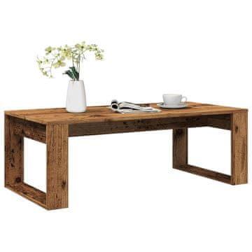 Vidaxl Klub stolić, boja starog drva, 102x50x35 cm