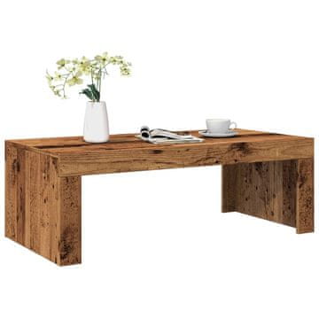 Vidaxl Klub stolić, boja starog drva, 102x50x35 cm