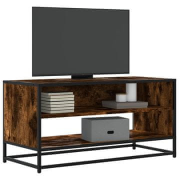 Vidaxl TV stalak dimljeni hrast 91x40x46 cm